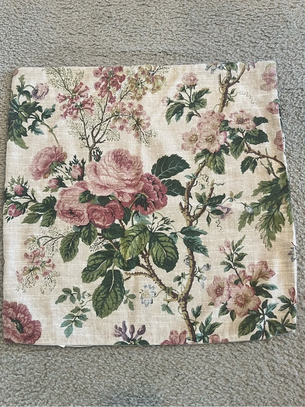 Pottery Barn Garden Floral Pillow Cover – 20”